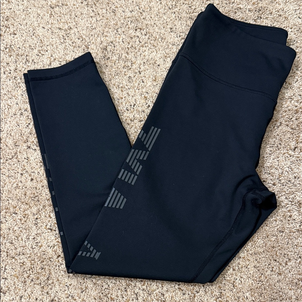 ZYIA Black Women's High-Waist Performance Leggings EUC